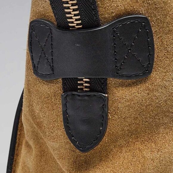 Celine Tri-Color Leather and Suede Mini Luggage Tote Bag - Picture 7 of 12